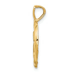 FJC Finejewelers 14k Yellow Gold Angel  Moon Star Charm