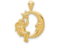 FJC Finejewelers 14k Yellow Gold Angel  Moon Star Charm