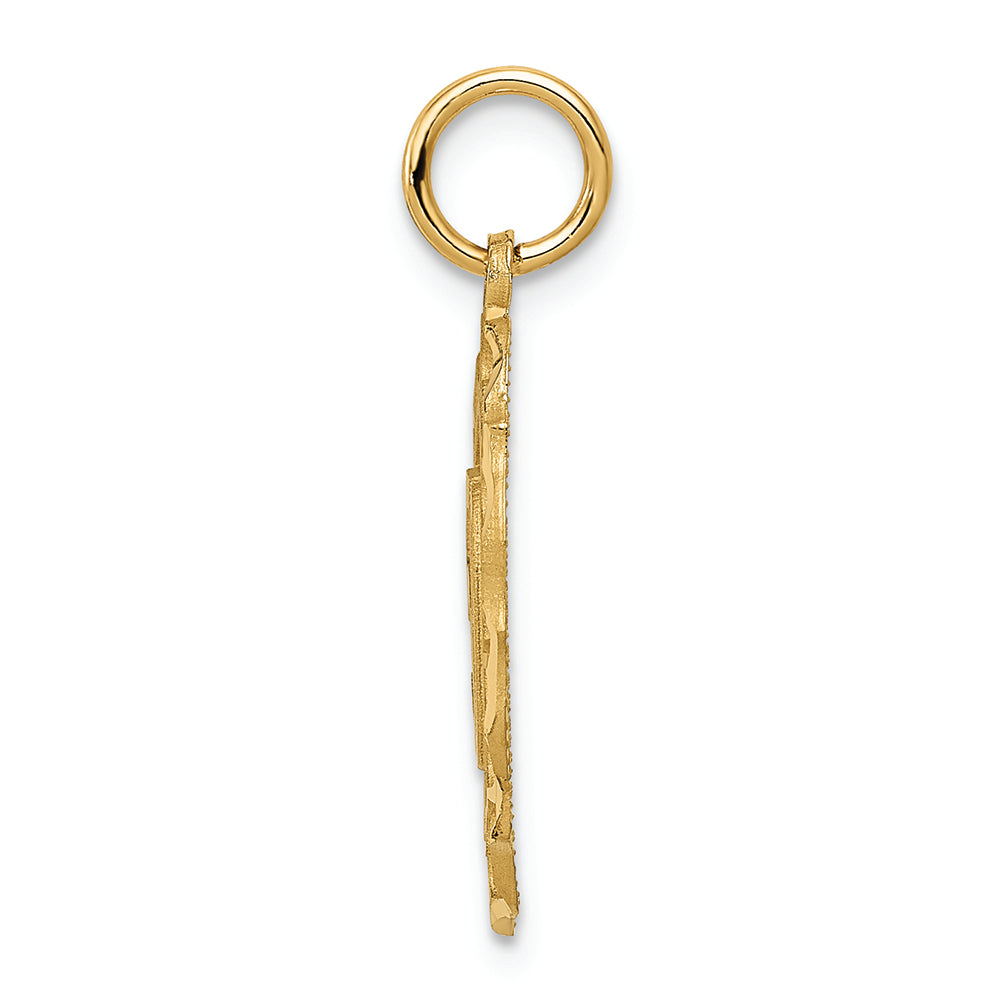 FJC Finejewelers 14k Yellow Gold #50 In Oval Charm