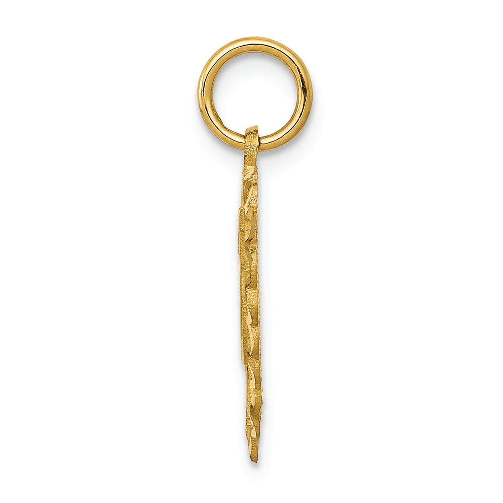 FJC Finejewelers 14k Yellow Gold 25 In A Heart Charm