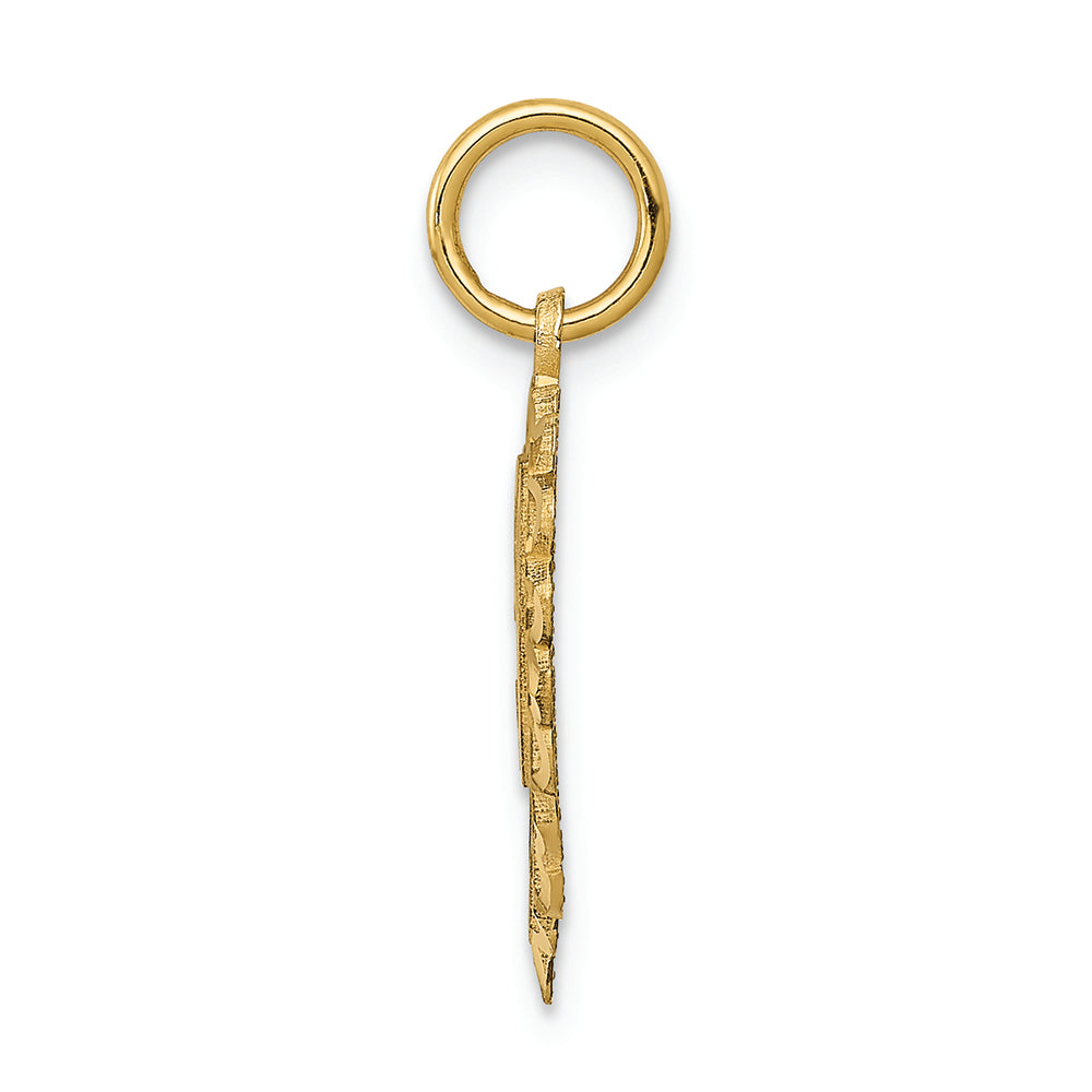 FJC Finejewelers 14k Yellow Gold 50 In Heart Charm