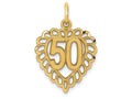 FJC Finejewelers 14k Yellow Gold 50 In Heart Charm