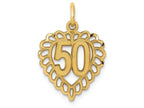 FJC Finejewelers 14k Yellow Gold 50 In Heart Charm