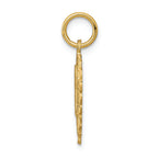 FJC Finejewelers 14k Yellow Gold 18th Heart Charm