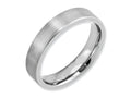 Chisel Cobalt Flat Satin 5mm Wedding Band