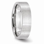 Chisel Cobalt Flat Satin 6mm Wedding Band