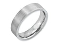Chisel Cobalt Flat Satin 6mm Wedding Band