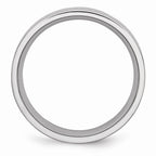 Chisel Cobalt Flat Satin 7mm Wedding Band