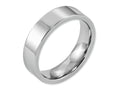 Chisel Cobalt Flat Polished 6mm Wedding Band