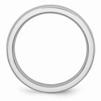 Chisel Cobalt Polished 4mm Wedding Band