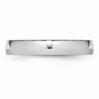Chisel Cobalt Polished 4mm Wedding Band