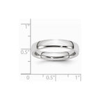 Chisel Cobalt Polished 4mm Wedding Band