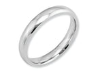 Chisel Cobalt Polished 4mm Wedding Band
