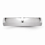 Chisel Cobalt Polished 5mm Wedding Band