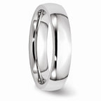 Chisel Cobalt Polished 5mm Wedding Band