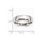 Chisel Cobalt Polished 6mm Wedding Band