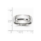 Chisel Cobalt Polished 7mm Wedding Band