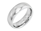 Chisel Cobalt Polished 7mm Wedding Band