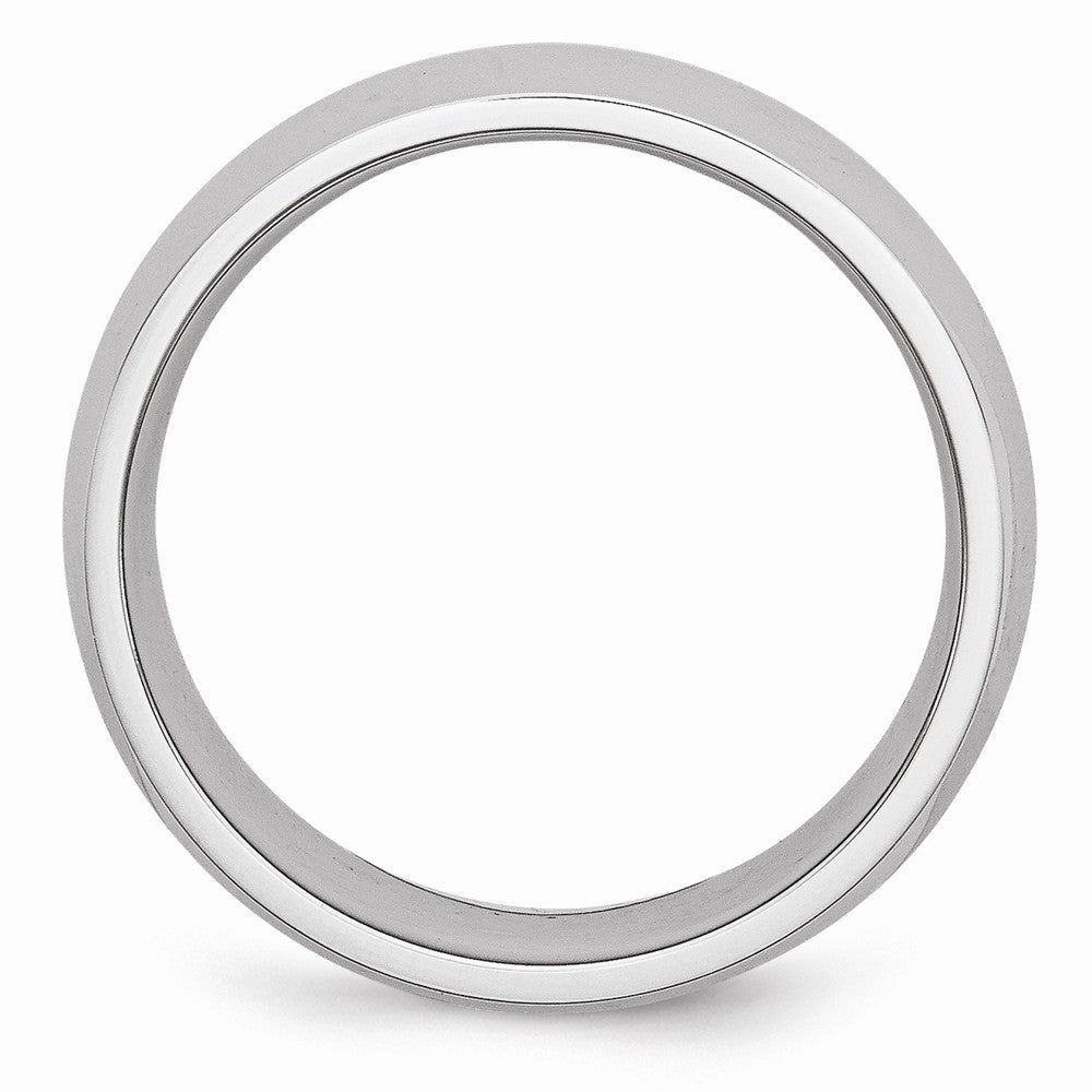 Chisel Cobalt Polished 8mm Wedding Band