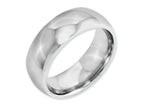 Chisel Cobalt Polished 8mm Wedding Band