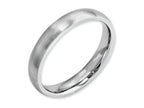 Chisel Cobalt Satin 4mm Wedding Band