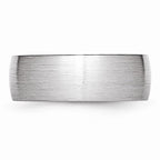 Chisel Cobalt Satin 8mm Wedding Band