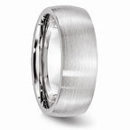 Chisel Cobalt Satin 8mm Wedding Band