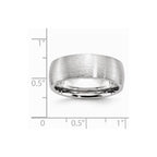 Chisel Cobalt Satin 8mm Wedding Band