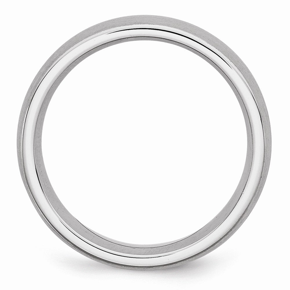 Chisel Cobalt Satin 8mm Wedding Band