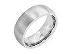 Chisel Cobalt Satin 8mm Wedding Band