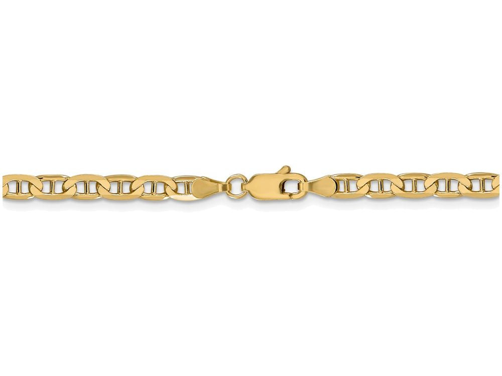 FJC Finejewelers 8 Inch 14k Yellow Gold 3.75mm Concave Anchor Chain Bracelet