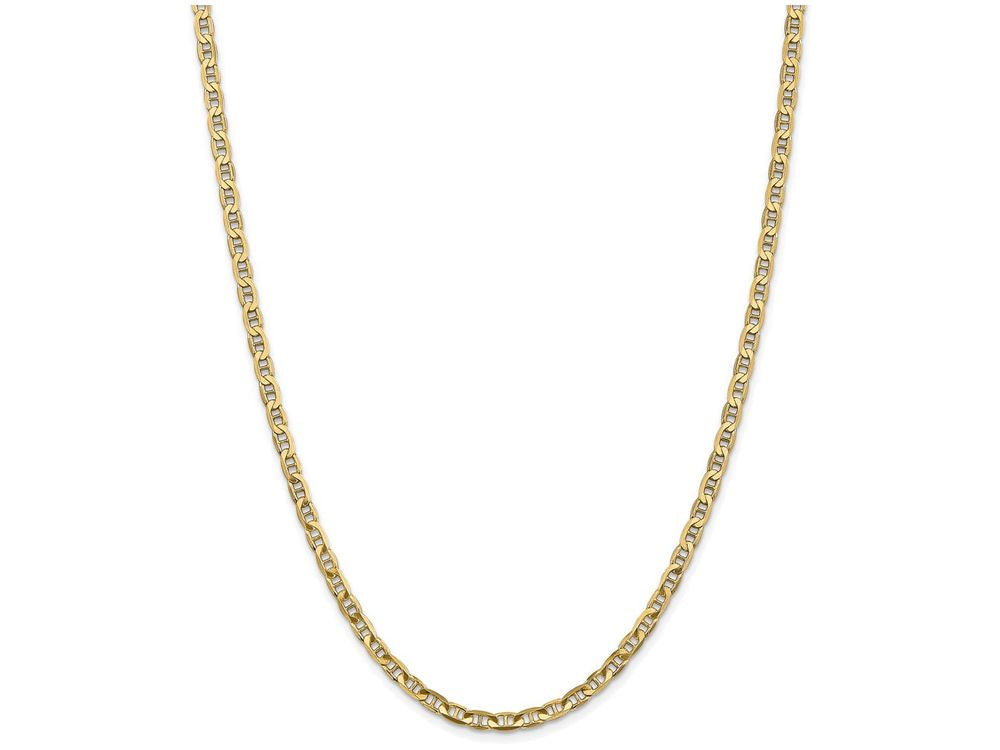 FJC Finejewelers 8 Inch 14k Yellow Gold 3.75mm Concave Anchor Chain Bracelet