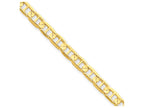 FJC Finejewelers 24 Inch 14k Yellow Gold 4.5mm Concave Anchor Chain Necklace