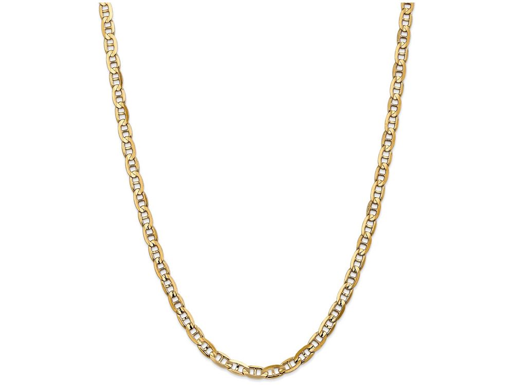FJC Finejewelers 18 Inch 14k Yellow Gold 5.25mm Concave Anchor Chain Necklace