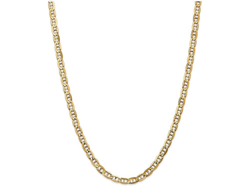 FJC Finejewelers 22 Inch 14k Yellow Gold 5.25mm Concave Anchor Chain Necklace