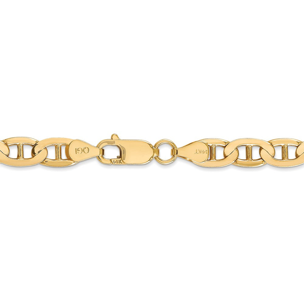 FJC Finejewelers 20 Inch 14k 6.25mm Concave Anchor Chain Necklace