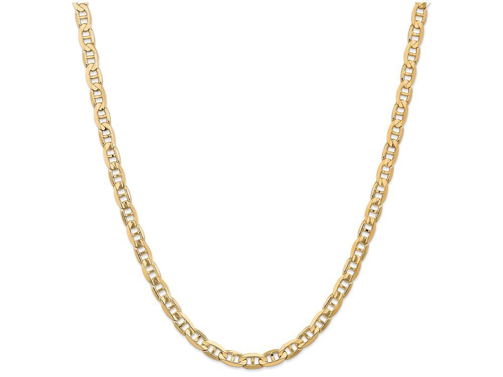 FJC Finejewelers 20 Inch 14k 6.25mm Concave Anchor Chain Necklace