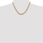 FJC Finejewelers 18 Inch 14k 7mm Concave Anchor Chain Necklace