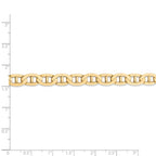 FJC Finejewelers 20 Inch 14k 7mm Concave Anchor Chain Necklace