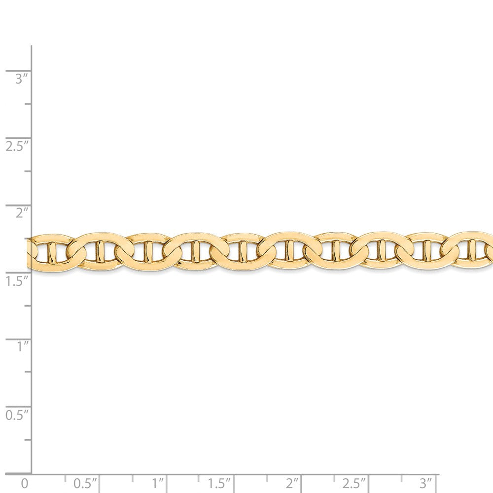 FJC Finejewelers 20 Inch 14k 7mm Concave Anchor Chain Necklace
