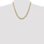FJC Finejewelers 20 Inch 14k 7mm Concave Anchor Chain Necklace