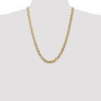 FJC Finejewelers 24 Inch 14k 7mm Concave Anchor Chain Necklace