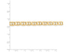 FJC Finejewelers 8 Inch 14k Yellow Gold 7mm Concave Anchor Chain Bracelet