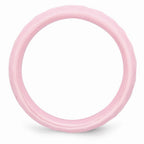 Chisel Ceramic Pink Faceted 6mm Polished Wedding Band