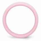 Chisel Ceramic Pink 8mm Polished Wedding Band
