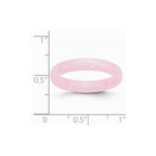 Chisel Ceramic Pink 4mm Polished Wedding Band