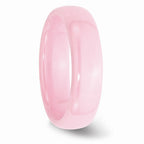Chisel Ceramic Pink 6mm Polished Wedding Band