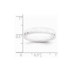 Chisel Ceramic White 4mm Faceted Polished Wedding Band