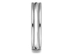 Benchmark® 14k Gold 4mm Comfort-fit High Polished Carved Design Wedding Band Ring With Milgrain