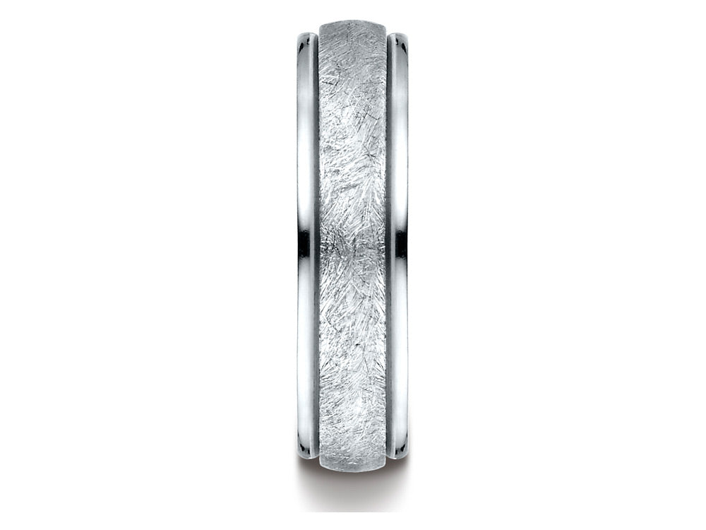 Benchmark® 6mm Comfort Fit Design Wedding Band / Ring